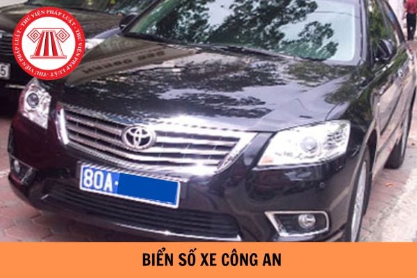 biển số xe công an
