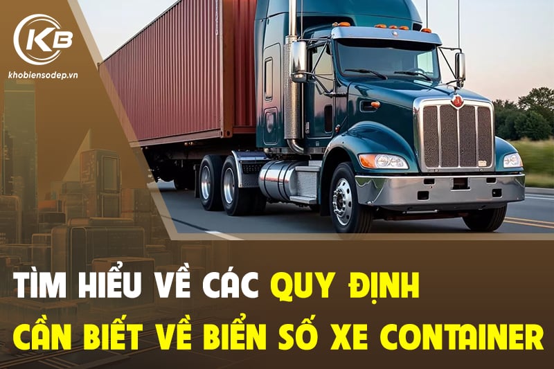 biển số xe container
