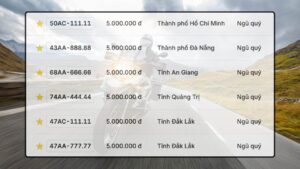 biển số xe hiếm