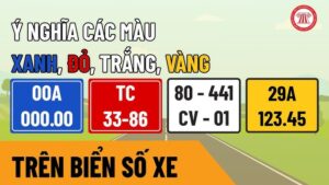 biển số xe màu trắng là gì