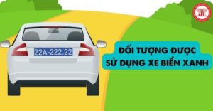 biển số xe màu xanh là gì