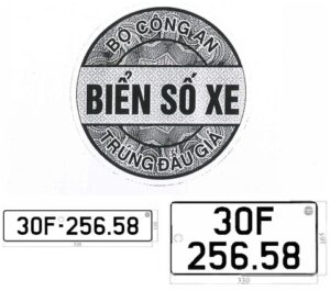 biển số xe trúng đấu giá